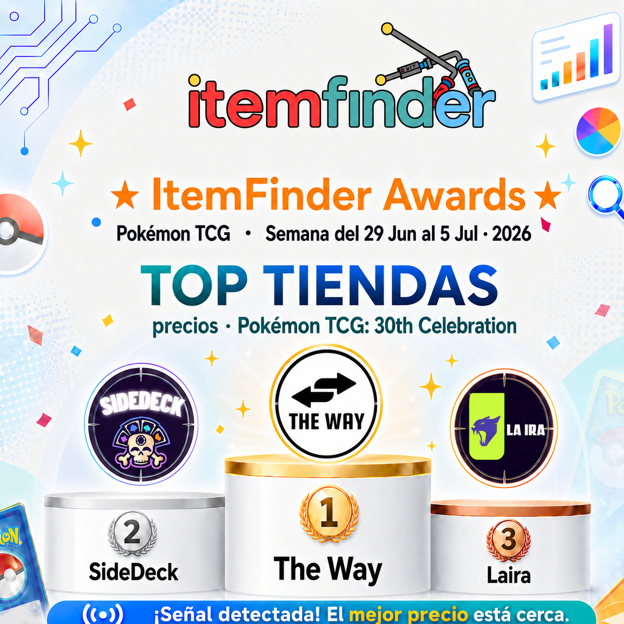 Top tiendas por precio — 30th Celebration